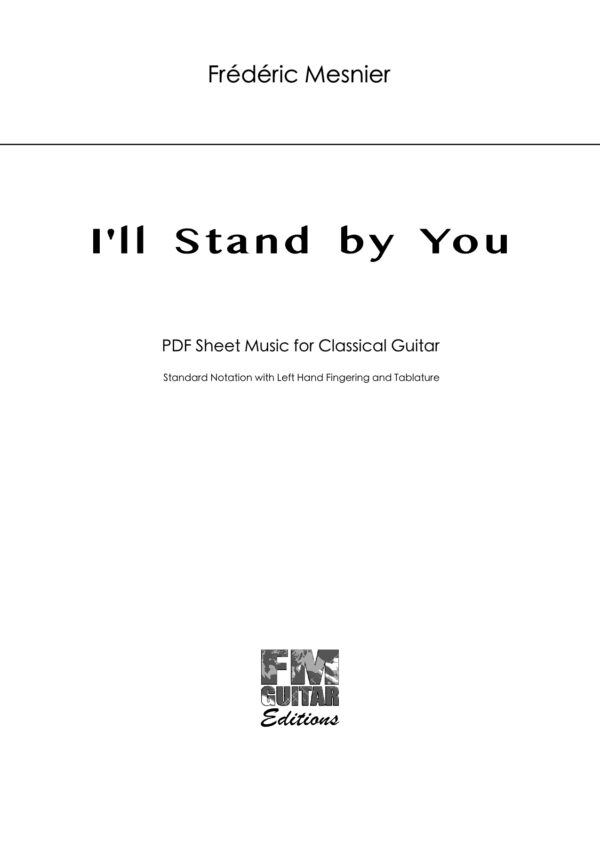 Cover I'll Stand by You