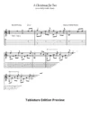 A Christmas For Two Guitar1 Tab