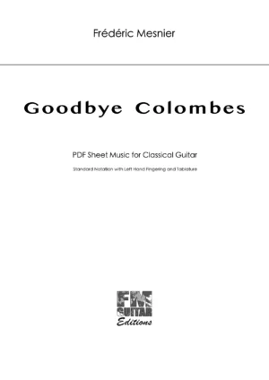 Cover Goodbye Colombes
