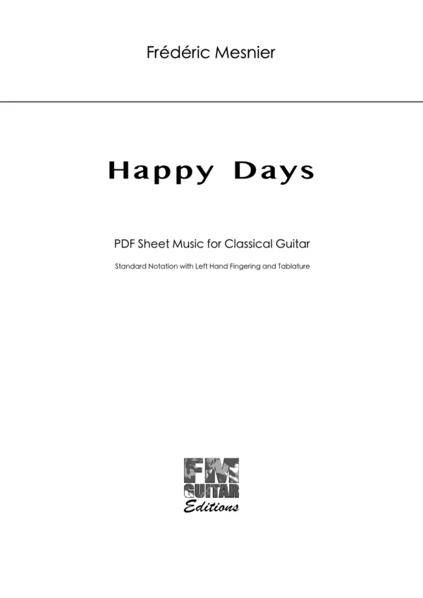 Cover Happy Days