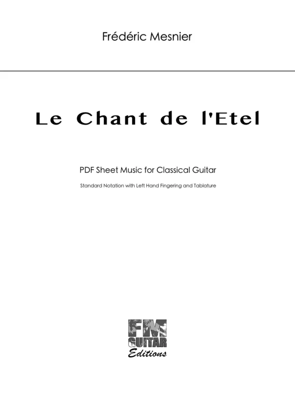 Cover Le Chant De L Etel