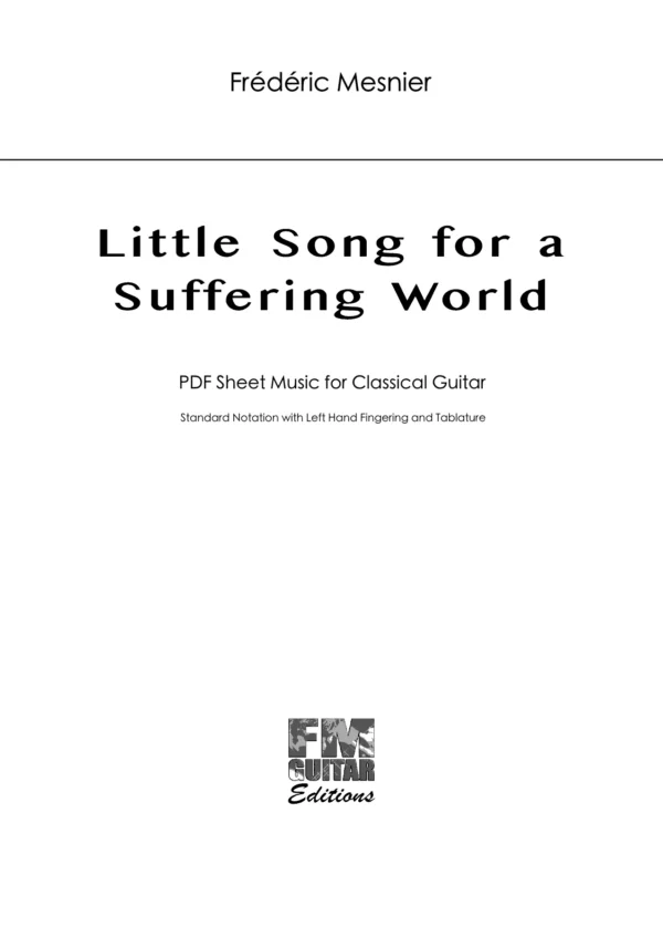 Cover Little Song For A Suffering World