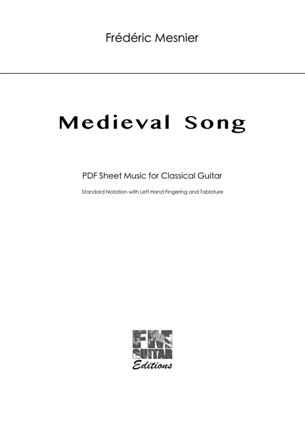 Cover Medieval Song