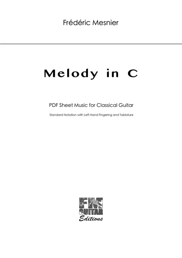 Cover Melody In C