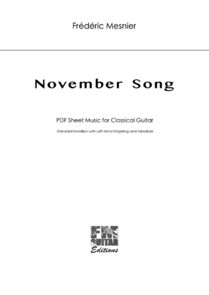 Cover November Song