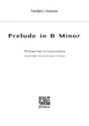 Cover Prelude In B Minor