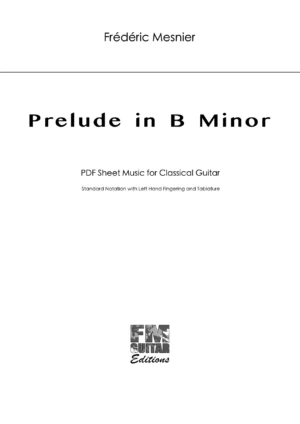 Cover Prelude In B Minor