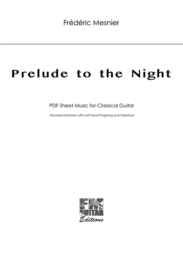 Cover Prelude To The Night