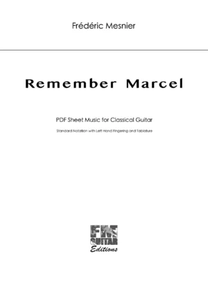 Cover Remember Marcel