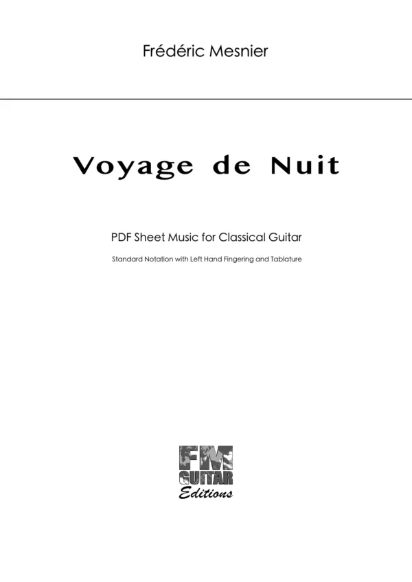 Cover Voyage De Nuit
