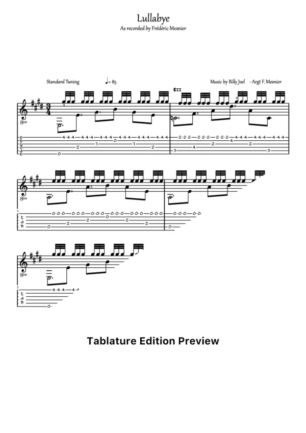 Lullabye Tab