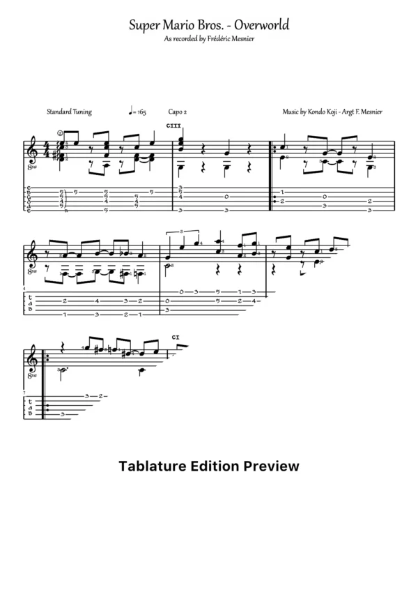 Super Mario Bros Tab