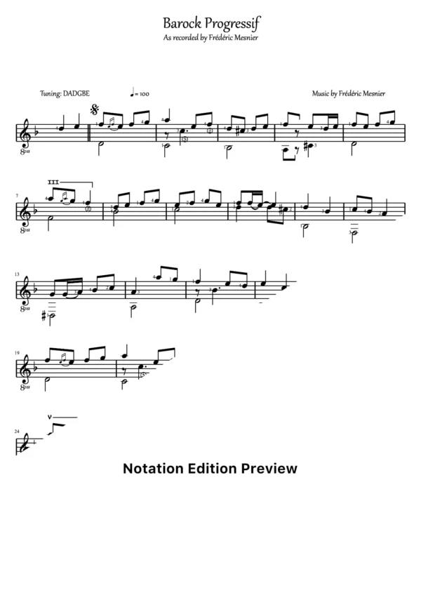 Barock Progressif Score
