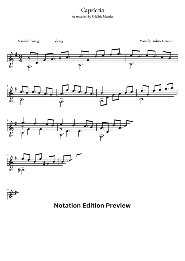Capriccio Score