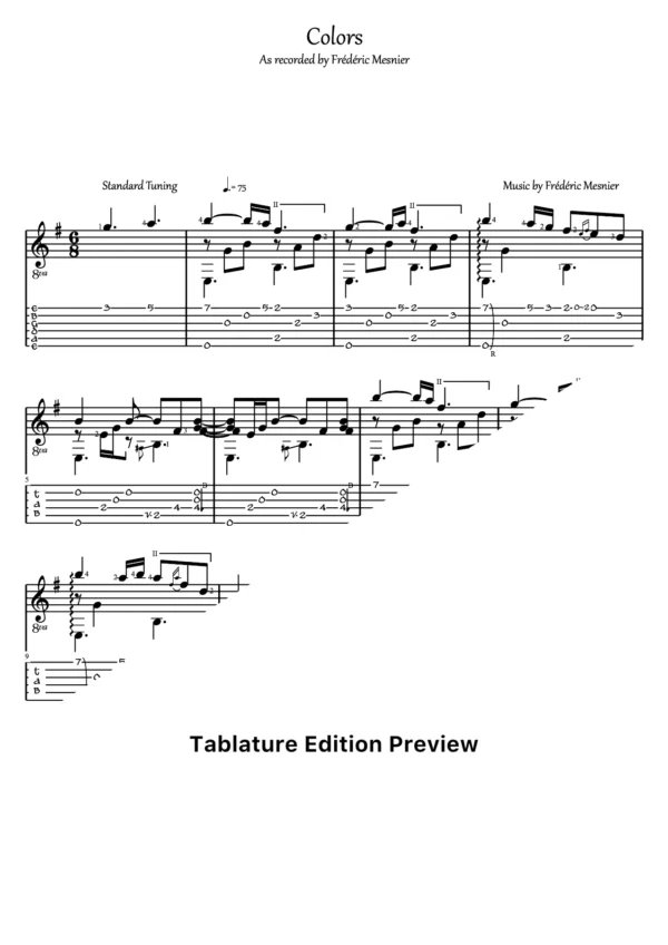 Colors Tab