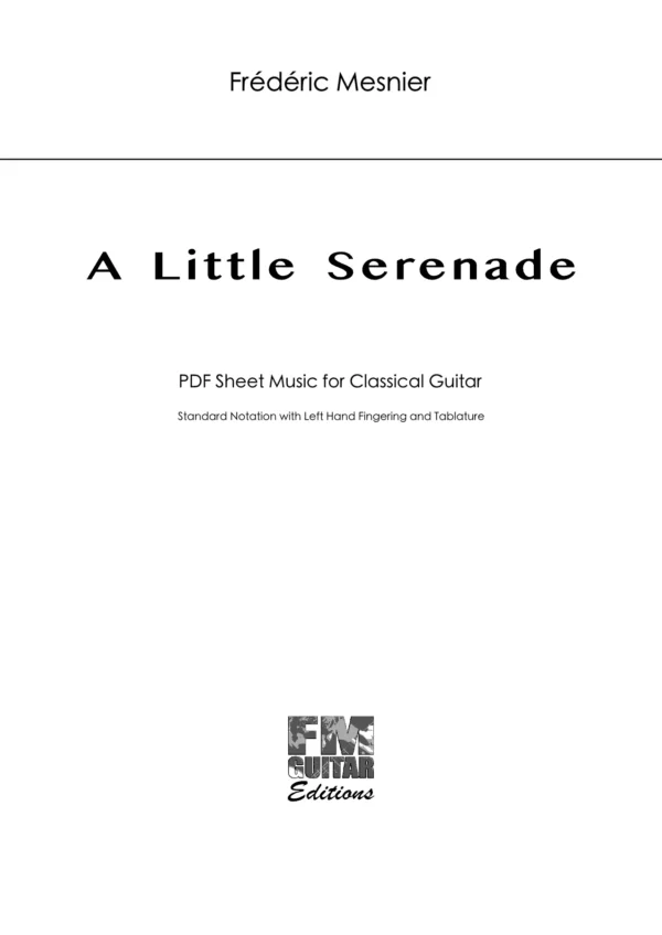 Cover A Little Serenade