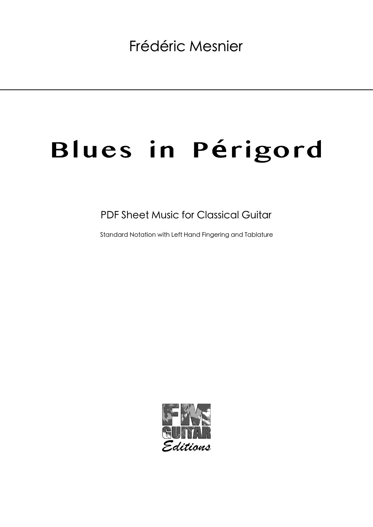 Cover Blues In Perigord