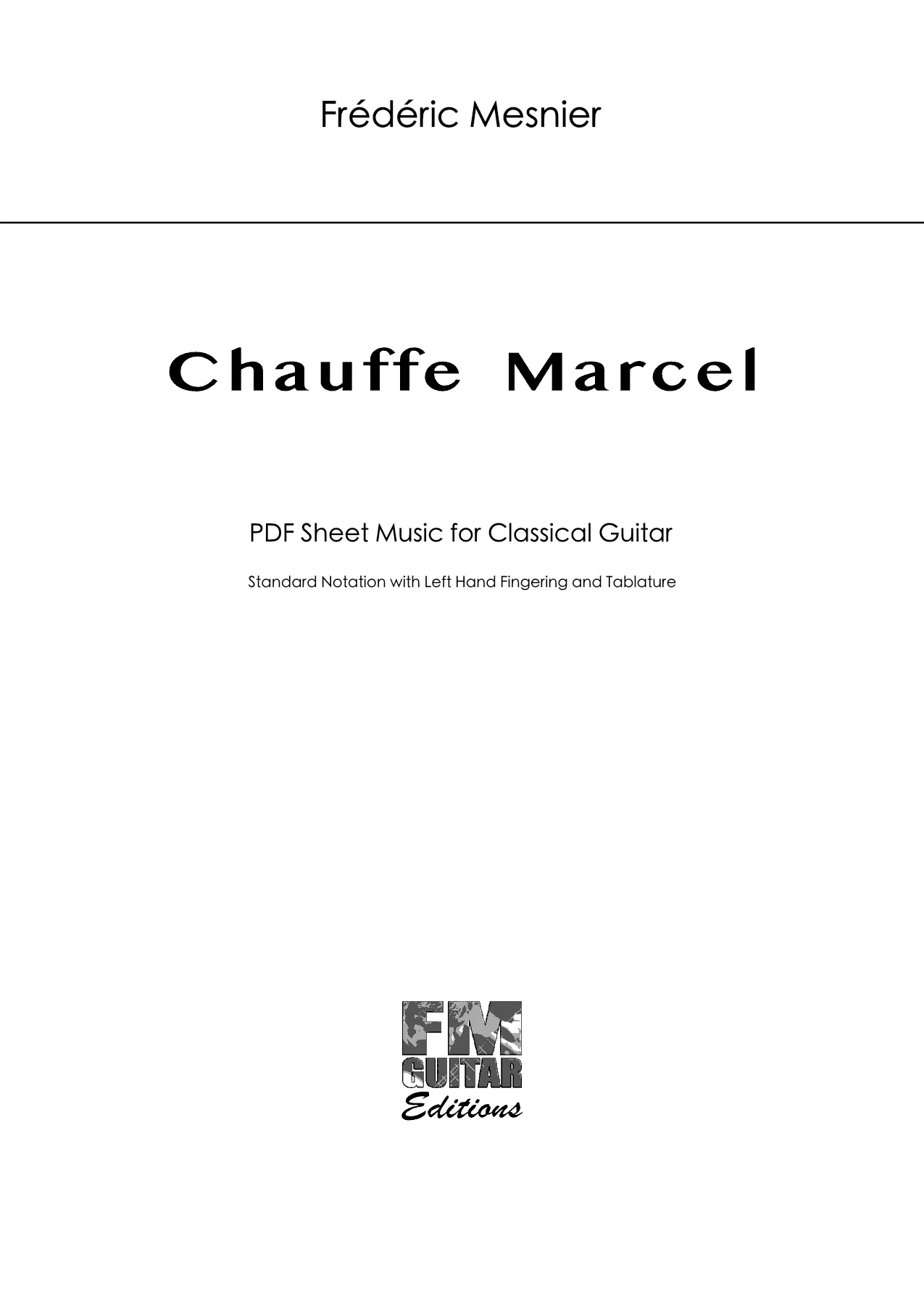 Cover Chauffe Marcel