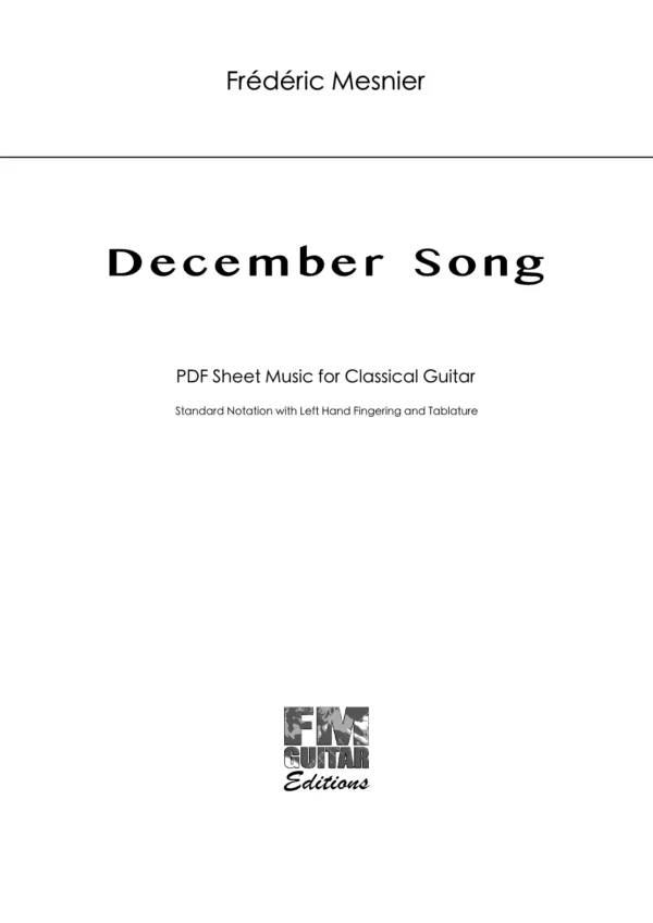 Cover December Song