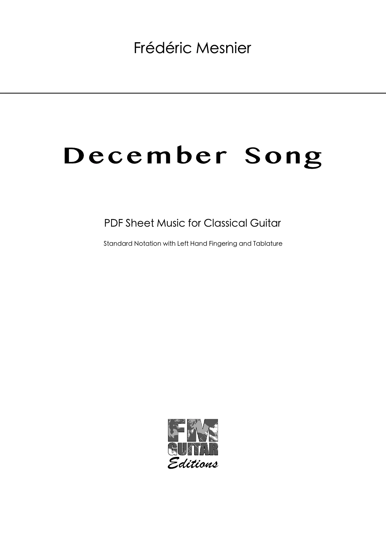 Cover December Song