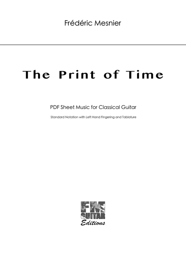 Cover The Print Of Time