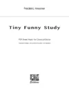 Tiny Funny Study - Sheet Music Cover Tiny Funny Study