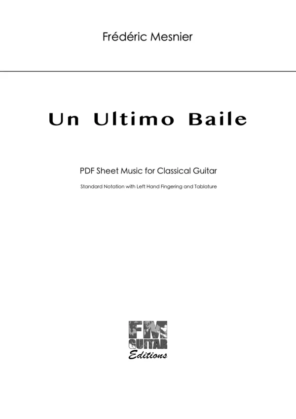 Cover Un Ultimo Baile