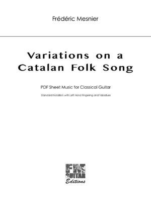 Cover Variations On A Catalan Folk Song