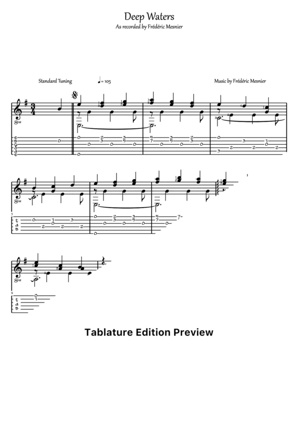 Deep Waters Tab