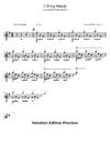 E String Melody Score