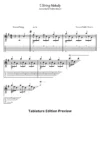 E String Melody Tab