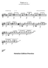 Etude En La Score
