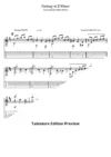 Fantasy In B Minor Tab