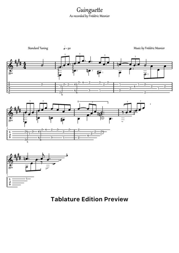 Guinguette Tab