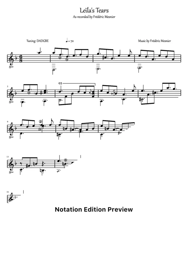 Leilas Tears Score