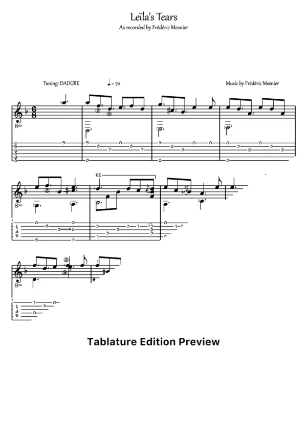 Leilas Tears Tab