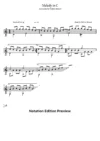 Melody In C Score