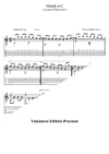 Melody In C Tab