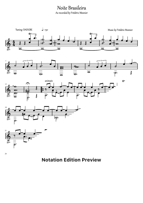 Noite Brasileira Score