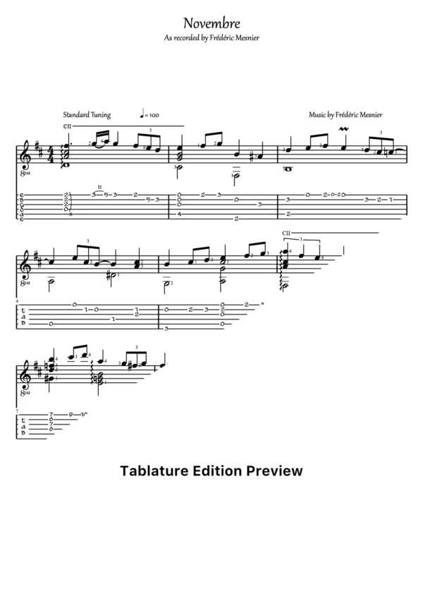 Novembre Tab