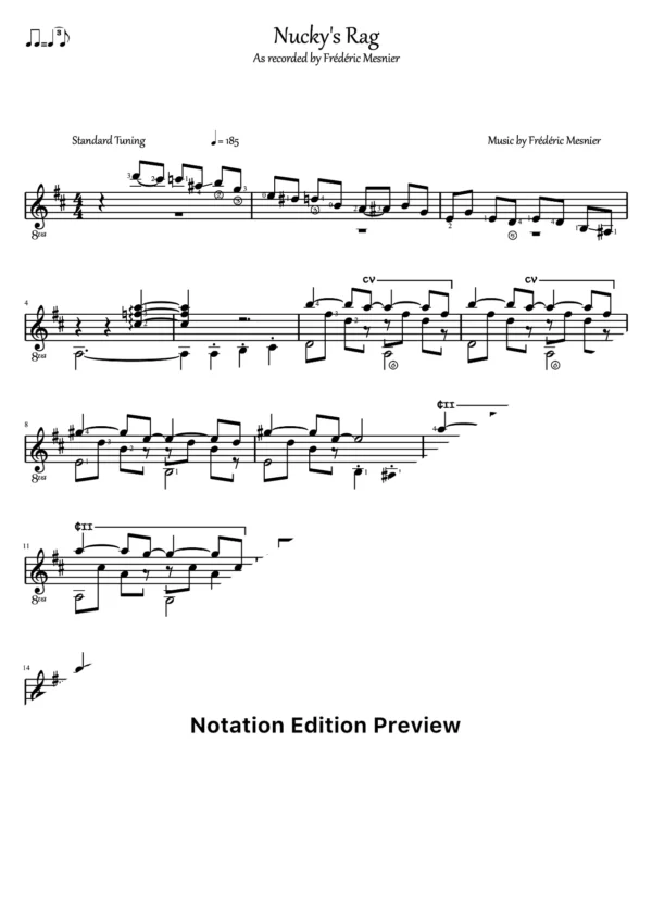 Nuckys Rag Score
