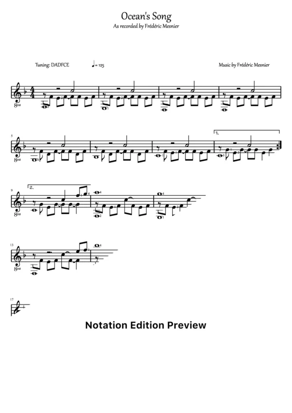Oceans Song Score