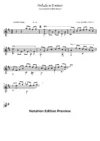 Prelude In B Minor Score