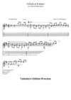 Prelude In B Minor Tab