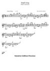 Simple Song Score