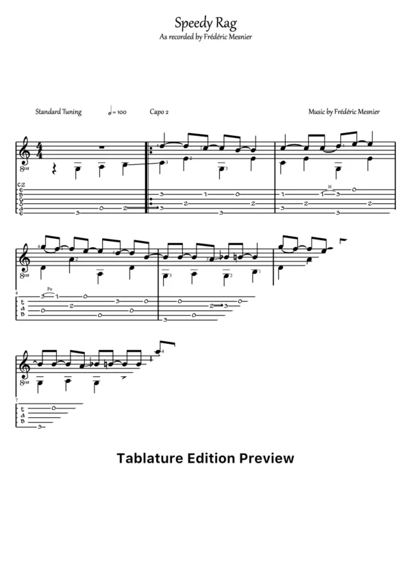 Speedy Rag Tab