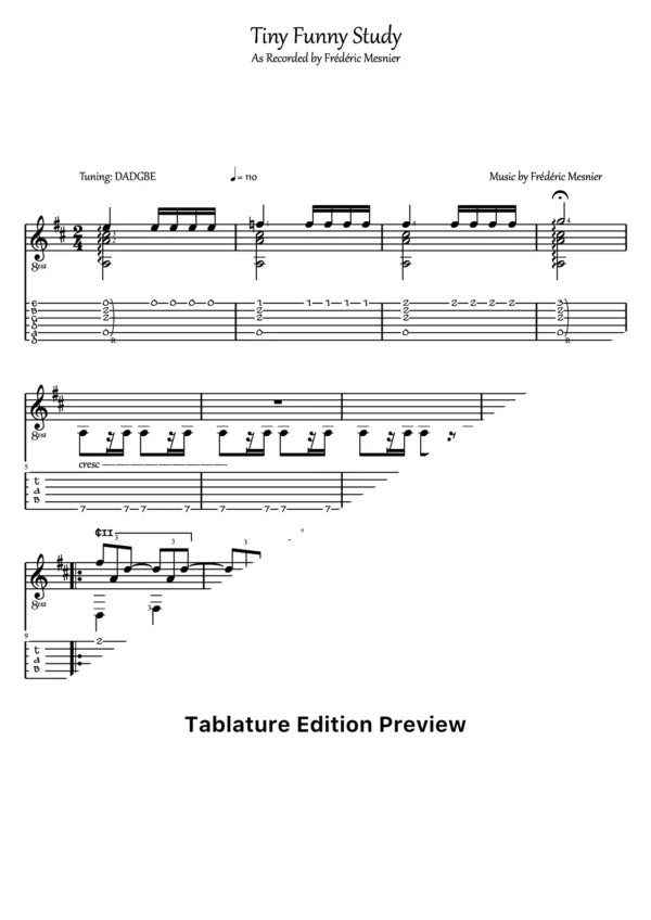 Tiny Funny Study Tab