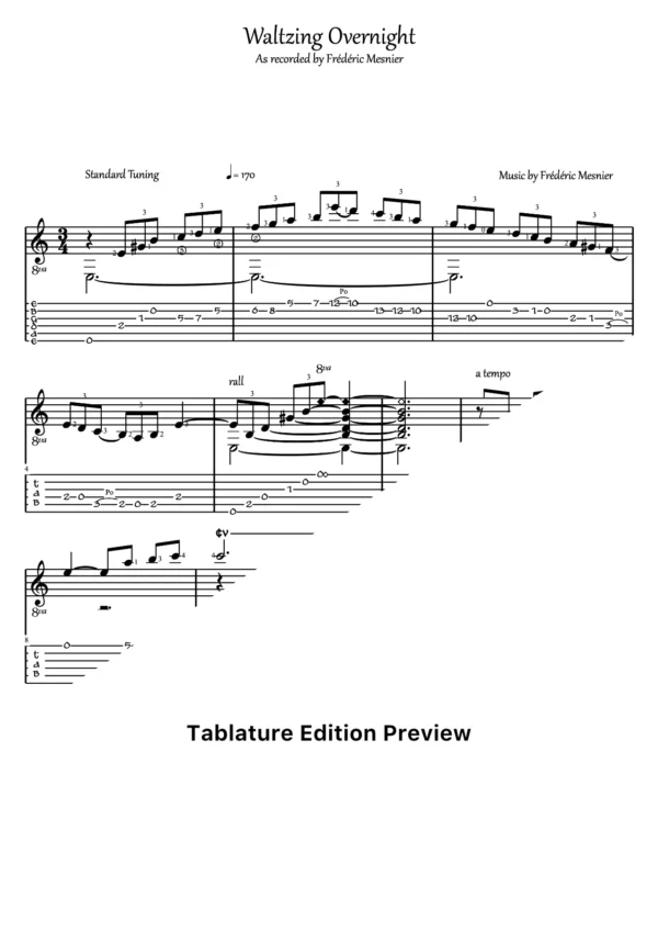 Waltzing Overnight Tab
