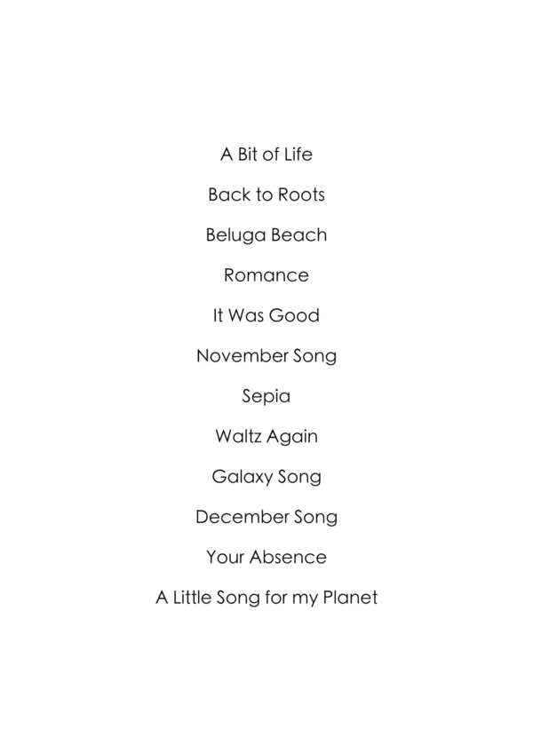 Beluga Beach Songbook Pieces