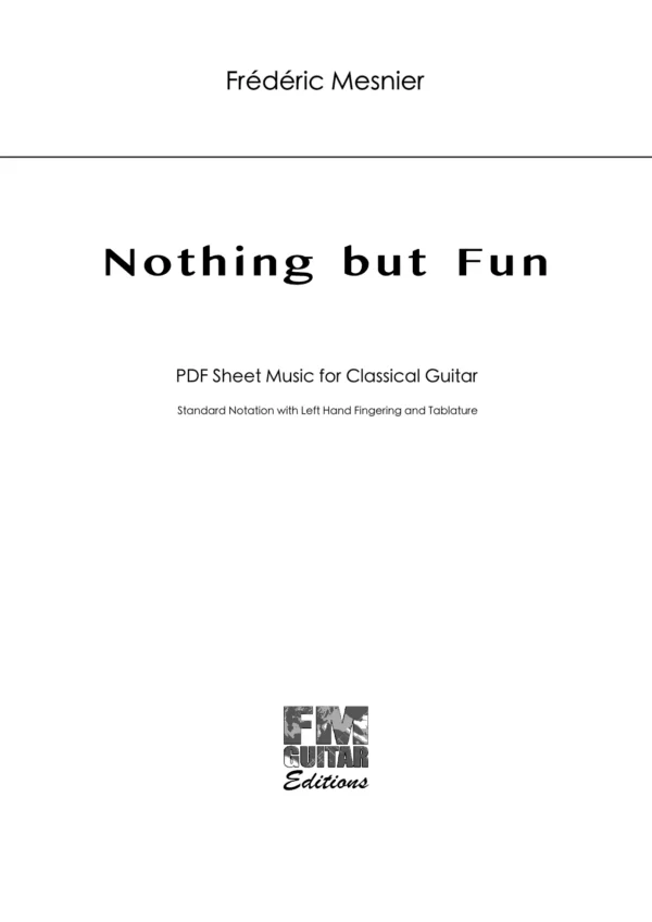 Cover Nothing But Fun